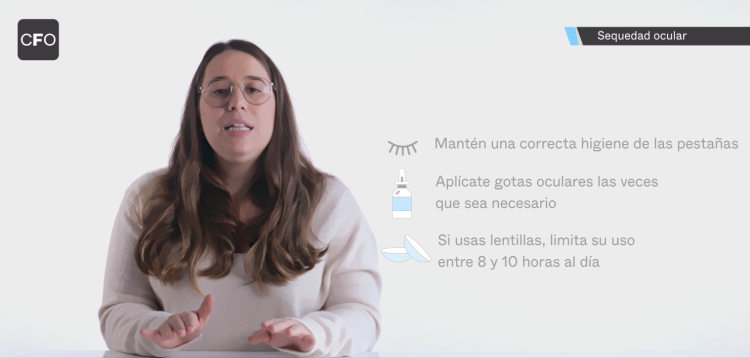 Consejos para combatir la sequedad ocular