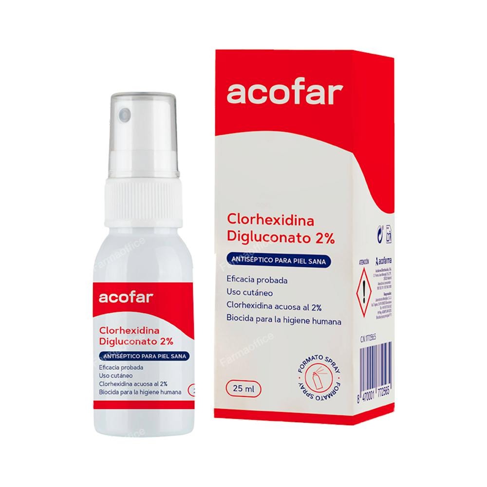 Acofar Clorhexidina Digluco 2% Spray 25 Ml
