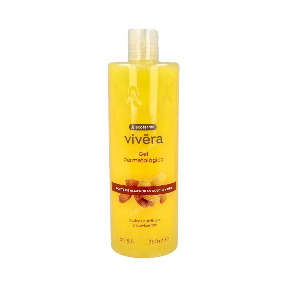 Acofar Vivera Gel Aceite Almendras Dulces Miel 750 Ml
