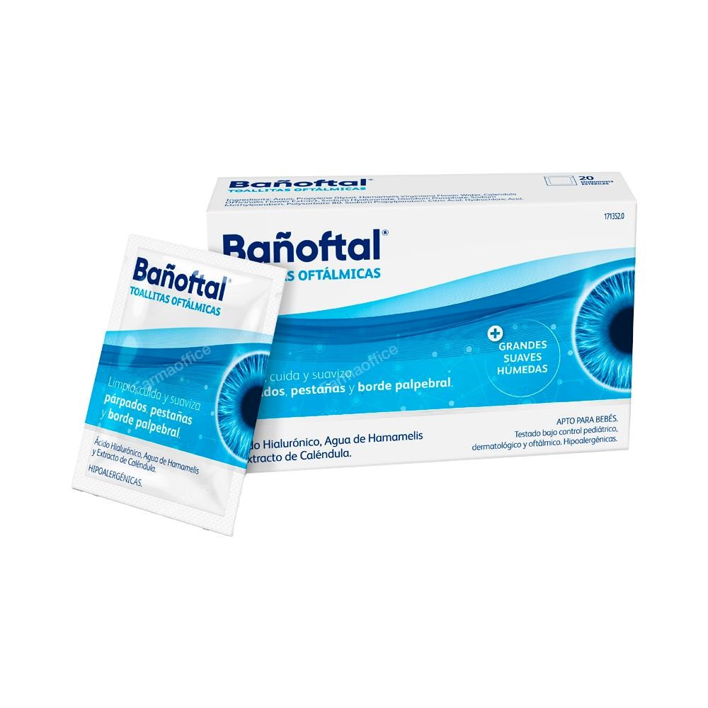 Ba&ntilde;oftal Toallitas Oculares Este 20 U